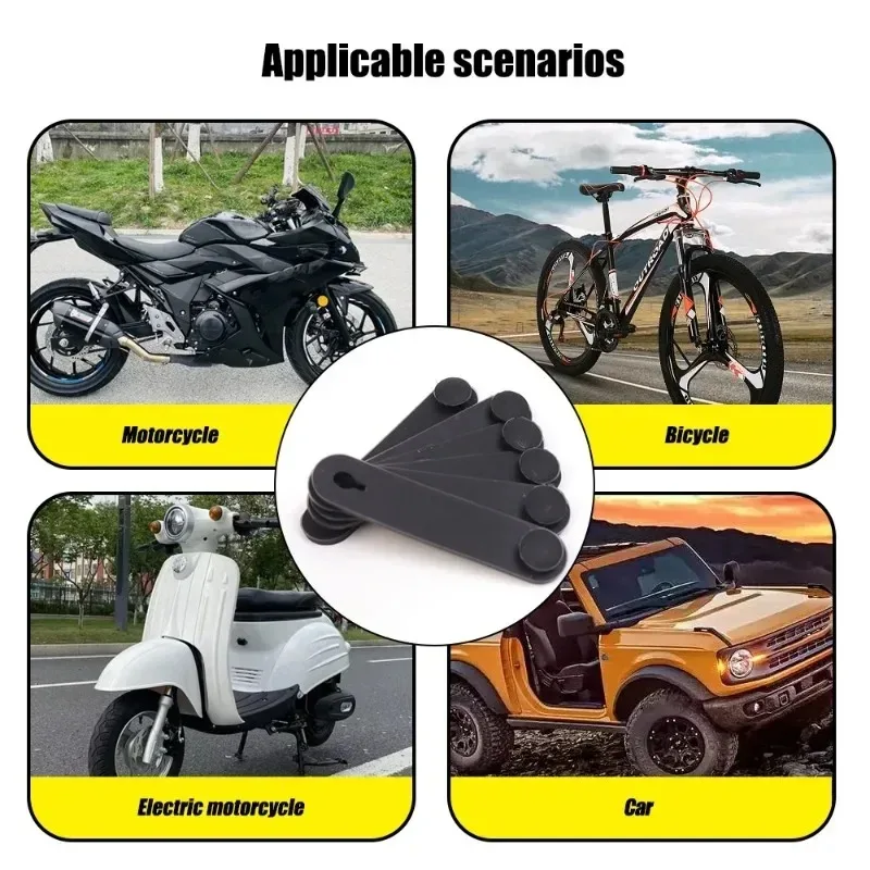 1-20Pcs 오토바이 고무 프레임 고정 케이블 배선  - Motorcycle Brake Cable 리뷰 및 가격