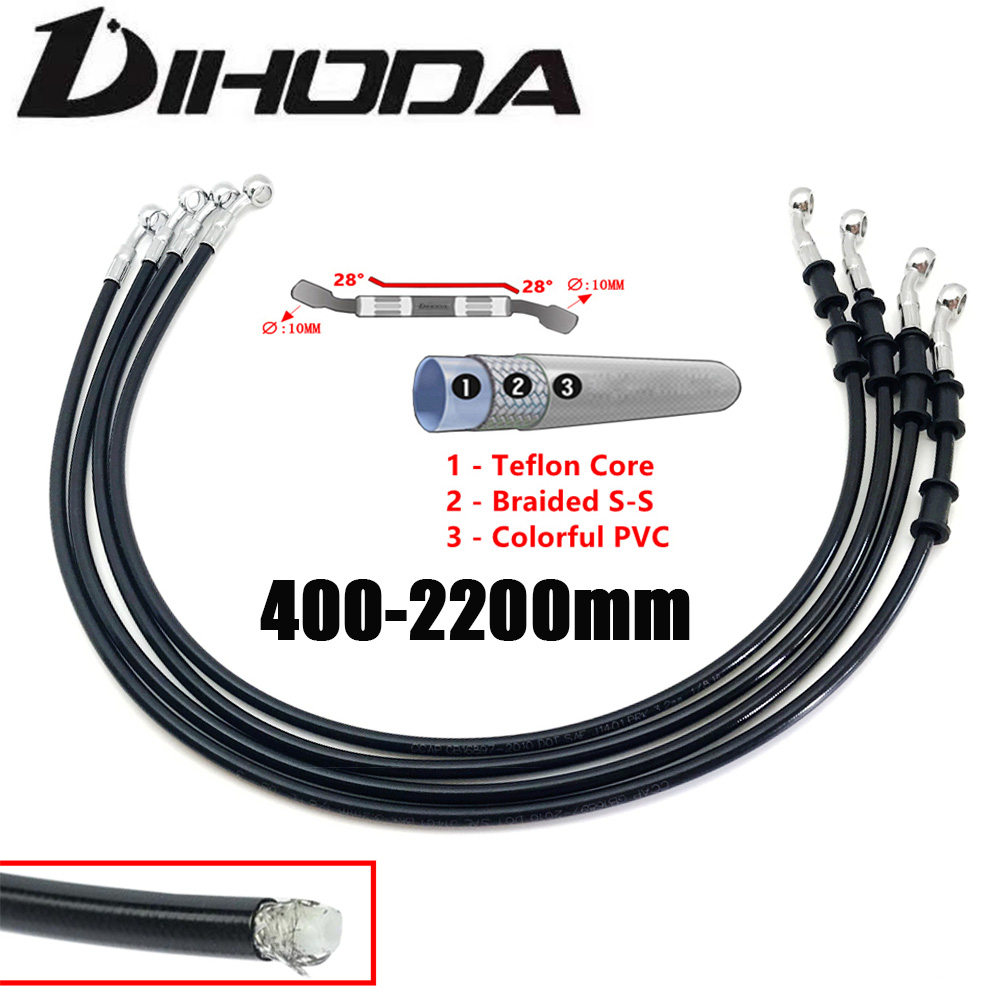 400-2200mm 오토바이 유압 브레이크 호스 라인  - Motorcycle Brake Cable 리뷰 및 가격